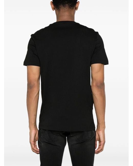 T-shirt con stampa di Calvin Klein in Black da Uomo