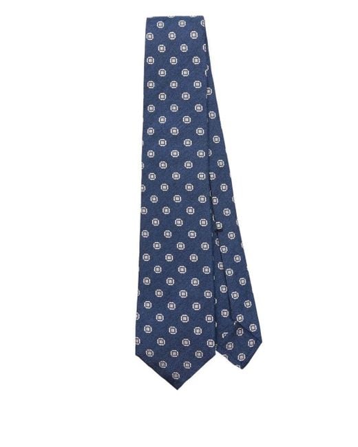 Cravatta di Barba Napoli in Blue da Uomo