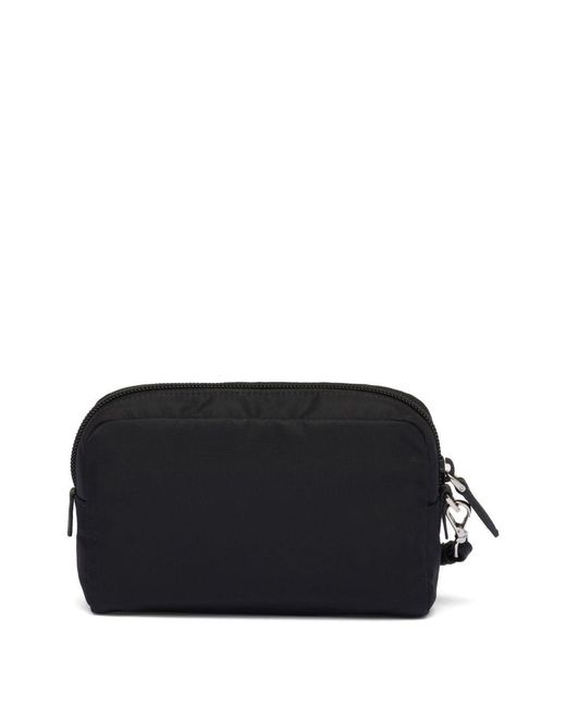 Pouch Re-Nylon Con Zip di Prada in Black
