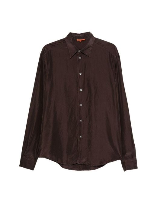 Camicia Marta Button-Down di Barena in Brown da Uomo