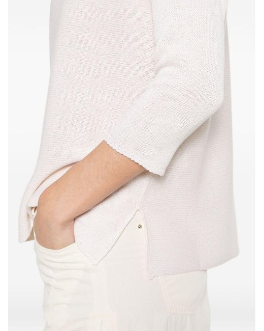 Maglione Con Maniche A 3/4 di Anneclaire in White