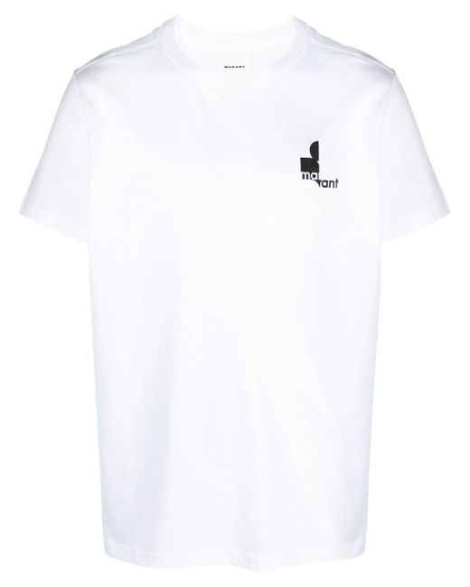 T-shirt Zafferh di Isabel Marant in White da Uomo