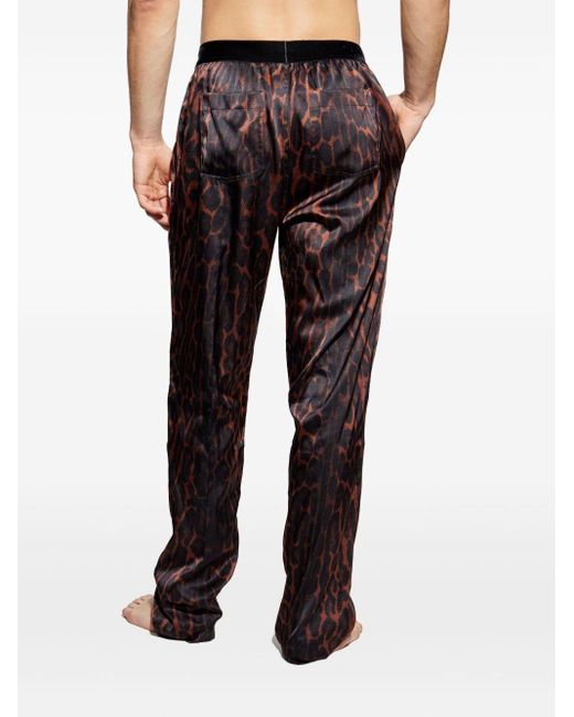 Pantalone Pigiama di Tom Ford in Brown da Uomo