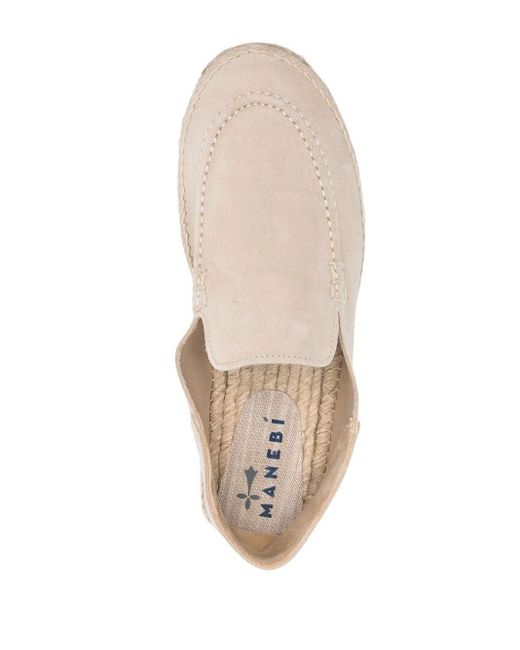 Espadrillas Hamptons di Manebí in Natural da Uomo