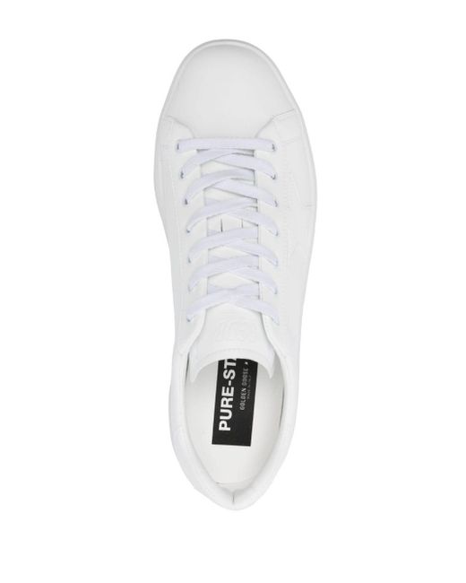 Pure sneakers a punta tonda di Golden Goose Deluxe Brand in White da Uomo
