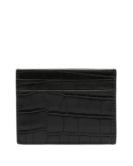 Porta Carte Di Credito di Saint Laurent in Black da Uomo