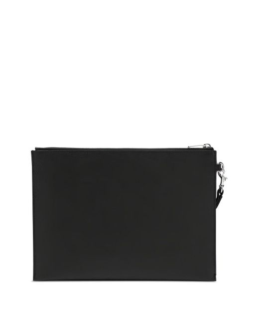 Porta Tablet Con Zip di Saint Laurent in Black da Uomo