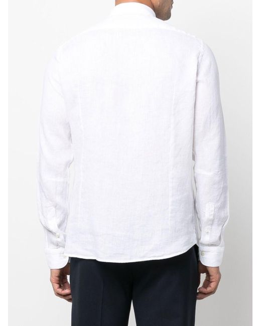 Camicia di Tintoria Mattei 954 in White da Uomo