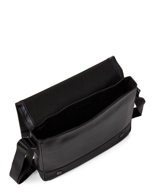 calvin klein black messenger bag