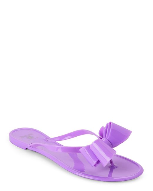 dizzy bow sandals dizzy jelly large bow sandals in purple lyst dizzy bow sandals dizzy jelly large bow sandals in purple lyst