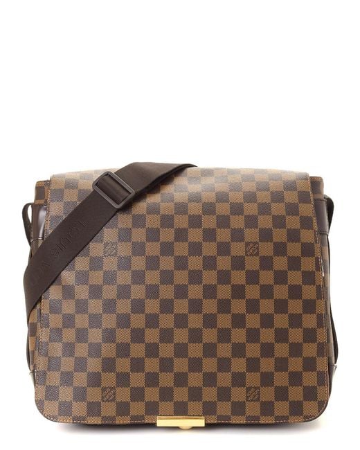 Lyst - Louis Vuitton Bastille Damier Ebene Messenger Bag - Vintage in Brown for Men