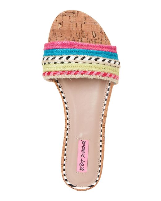 betsey johnson slide sandals