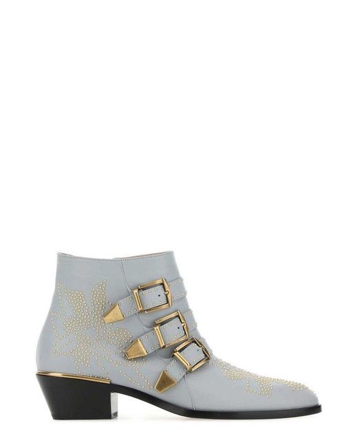 Chloé Gray Susanna Embellished Boots