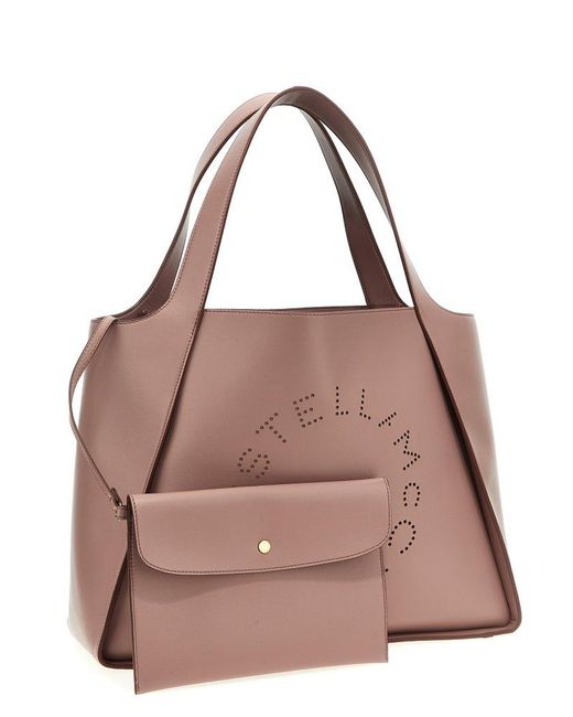 Stella McCartney Pink The Logo Bag Tote Bag