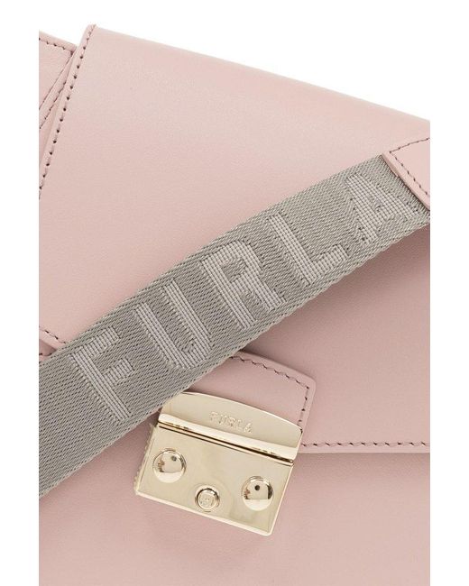Furla Pink ‘Metropolis Prisma Mini’ Shoulder Bag
