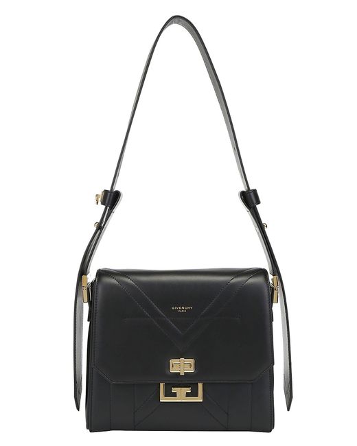 Givenchy Black Eden Medium Smooth Leather Shoulder Bag