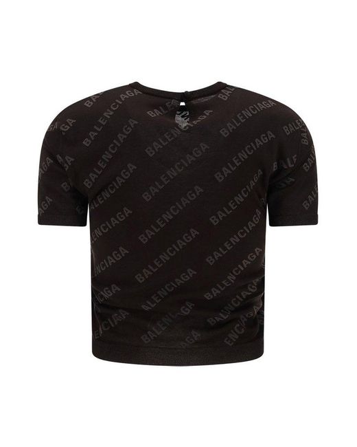 Balenciaga Cotton Allover Logo Printed 