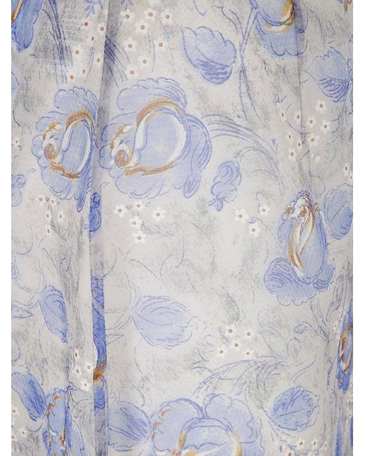 Prada Gray All-Over Patterned Skirt