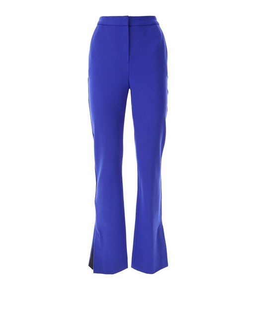 Karl Lagerfeld Blue Tailored Punto Pants