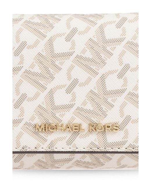 MICHAEL Michael Kors Natural Empire Signature Logo Tri-Fold Wallet