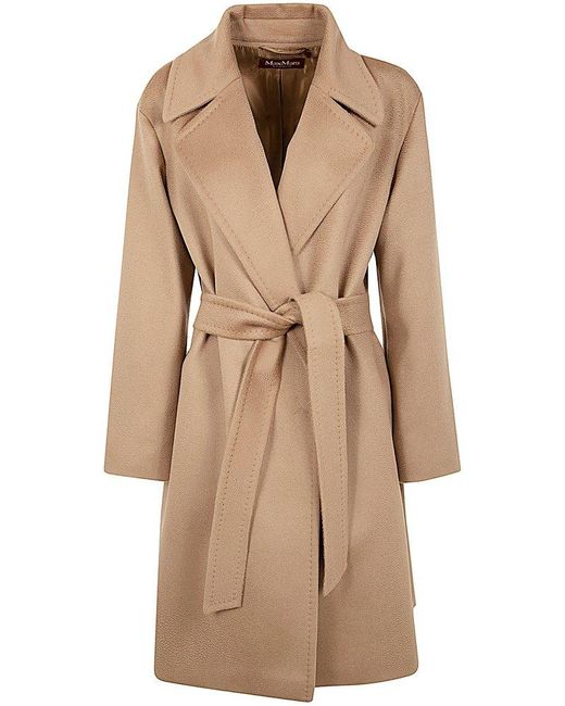 Max Mara Tiger Coat in Natural | Lyst