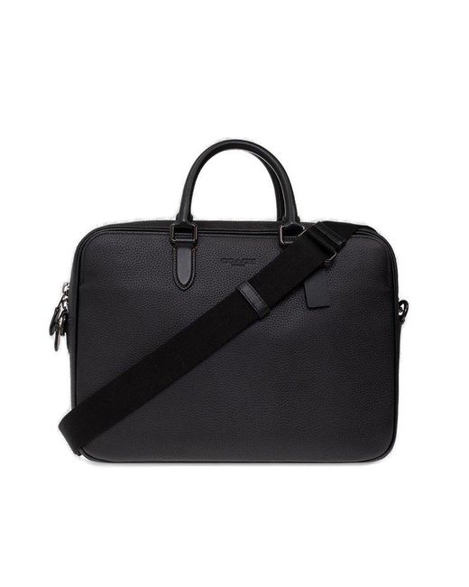 COACH Black 'gotham' Leather Briefcase