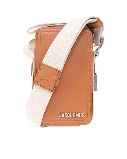 Jacquemus Brown & Beige Le Chouchou 'le Cuerda Vertical' Bag for men