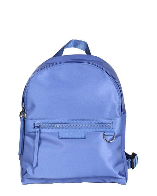 Longchamp Blue Le Pliage Backpack
