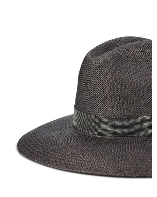 Brunello Cucinelli Black Hats