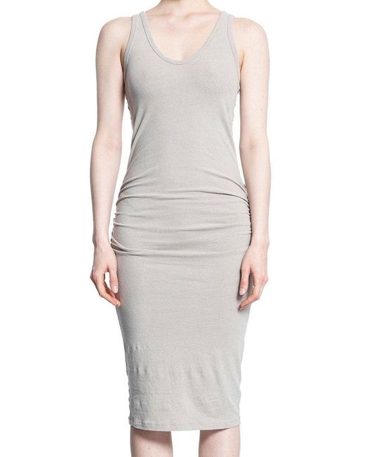 James Perse Gray Skinny Sleeveless Tank Dress