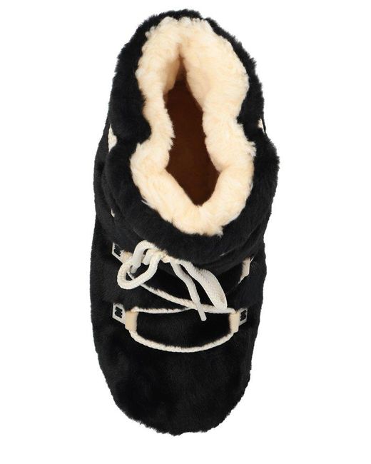 Amiri Black Malibu High-top Shearling Snow Boots