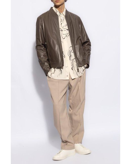 Emporio Armani Brown Reversible Jacket, for men