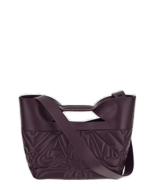 Alexander McQueen Purple The Bow Bag