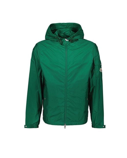 Moncler Green Etiache Wind-breaker Jacket for men
