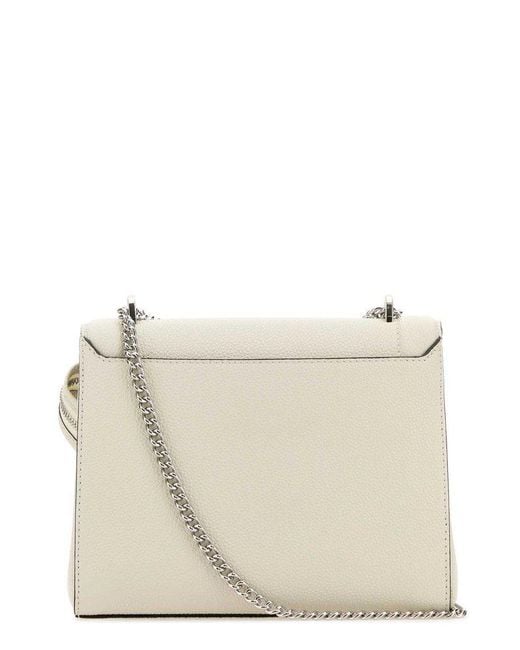 Lancel Natural Ninon De Chain Linked Shoulder Bag