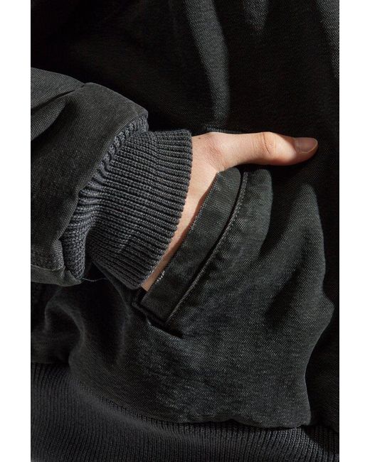 【関税込み】Maison Margiela ブラック Yoke Caban ジャケット Black Yoke Caban Bomber Jacket by Maison Margiela on Sale