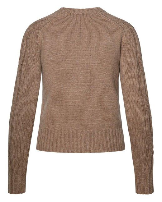 Max Mara Brown Mud Cashmere Sweater