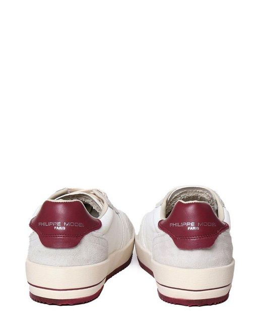 Philippe Model White Nice Low-Top Sneakers for men