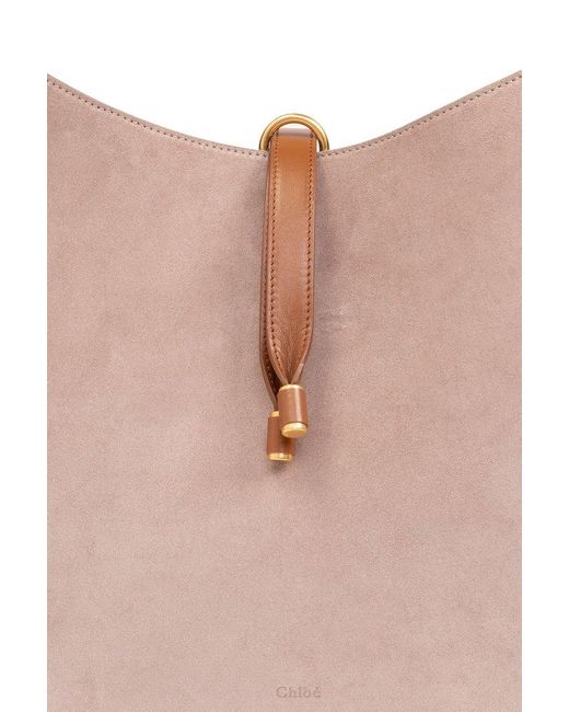 Chloé Pink 'marcie' Hobo Shoulder Bag,