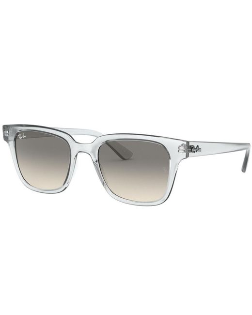 Ray-Ban Black Rb4323 Square Frame Polarised Sunglasses