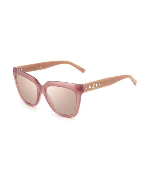 Jimmy Choo Julieka Square-frame Sunglasses in Pink | Lyst Canada