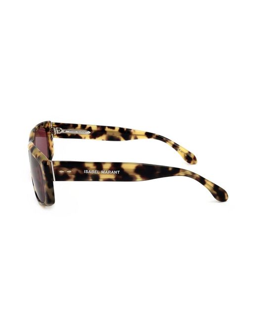 Isabel Marant Multicolor Geometric Frame Sunglasses