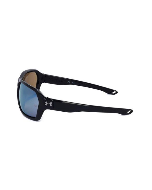 Under Armour Black Ua Recon Rectangle-Frame Sunglasses for men