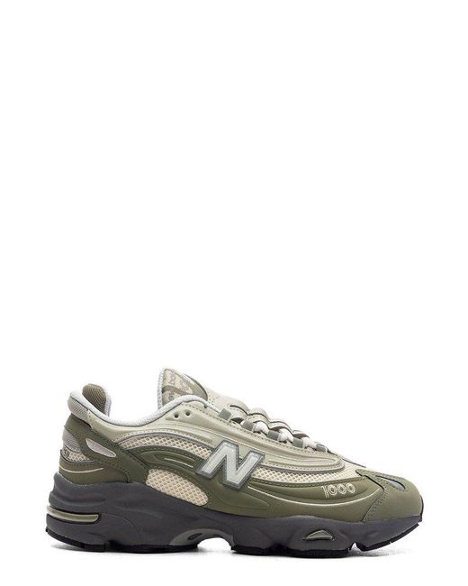 New Balance Green 1000 Lace-Up Sneakers for men