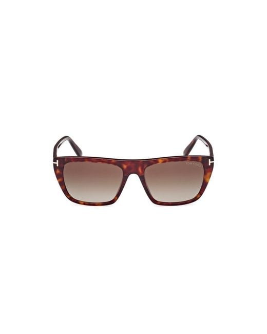 Tom Ford Black Aslan Square-Frame Sunglasses for men
