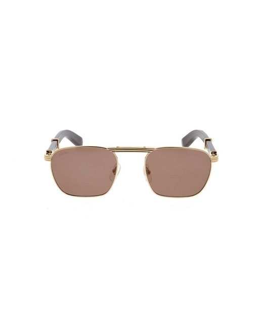 Cartier Black Eyewear Pilot-frame Sunglasses for men