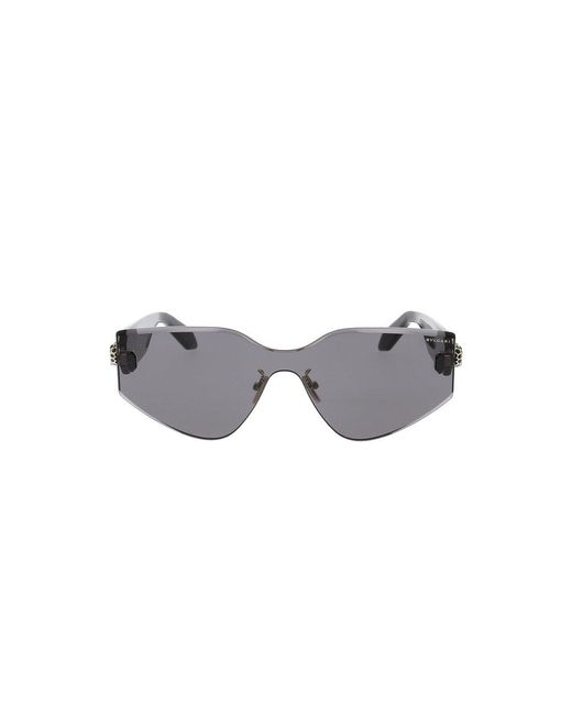 BVLGARI Black Mask Frame Sunglasses