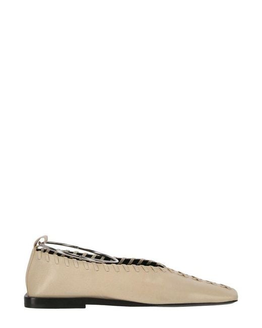 Jil sander whipstitch flat sales