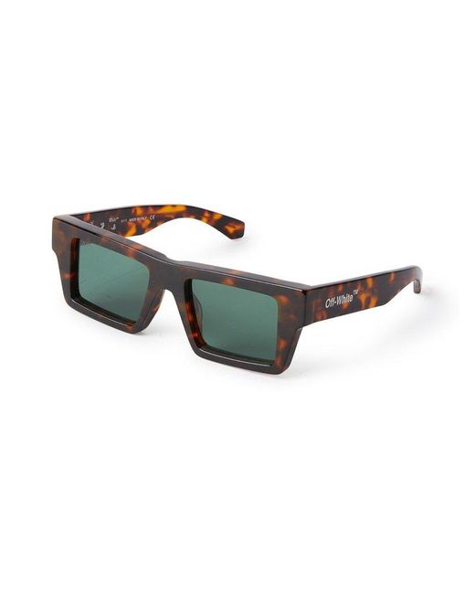 Off-White c/o Virgil Abloh Nassau Rectangular Frame Sunglasses - Save 9