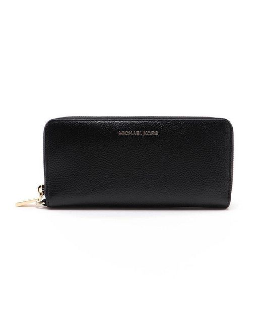 michael michael kors leather continental wristlet